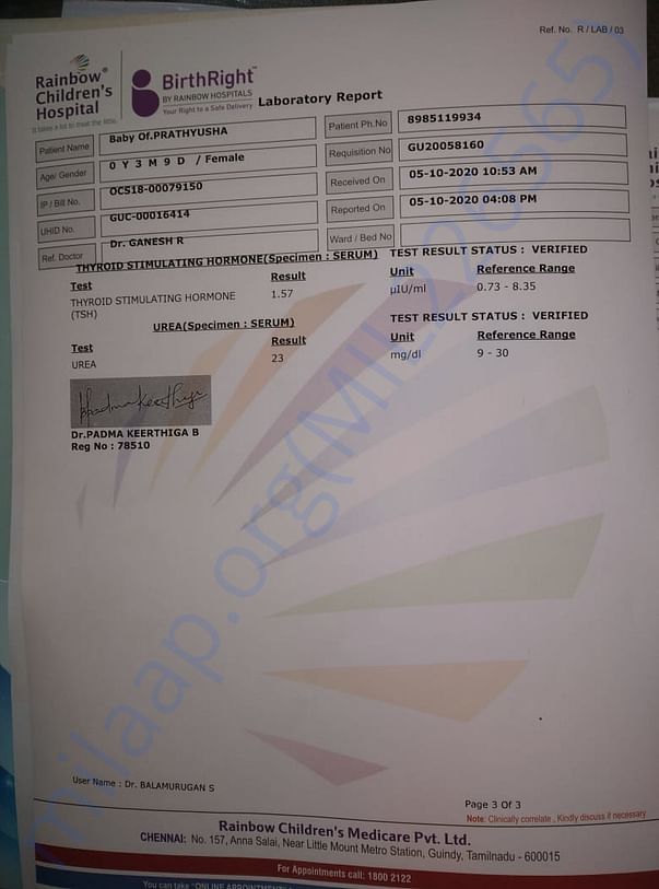 THYROID STIMULATING HORMONE TEST