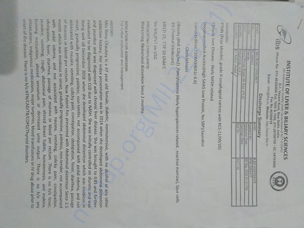 Discharge summary