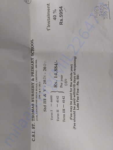 Tuition fees