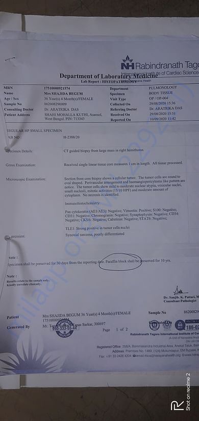 Medical reports