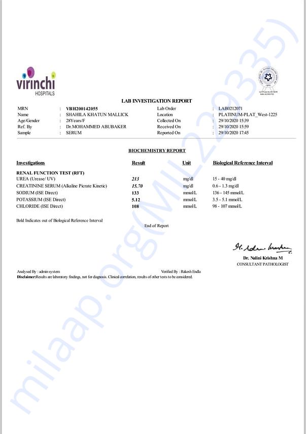 Medical Report 1