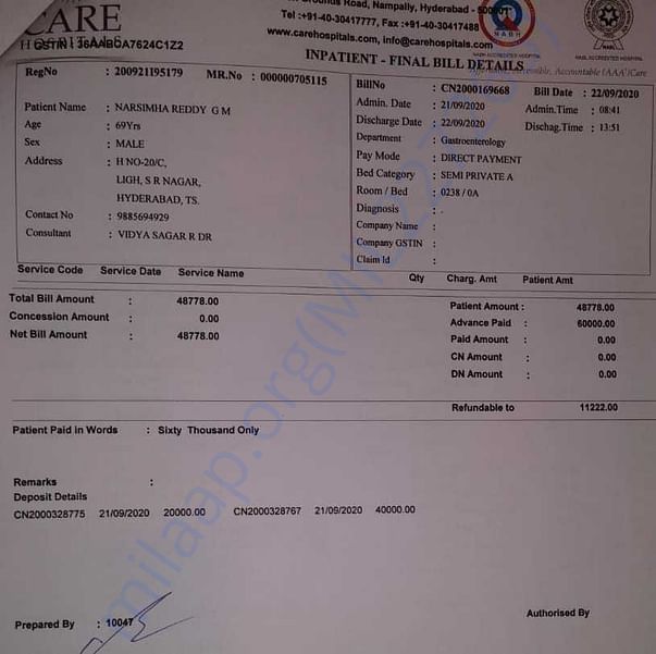 Medical Bill
