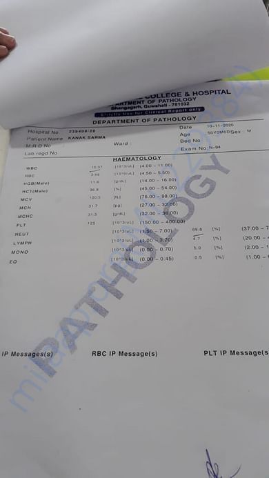 Blood Report
