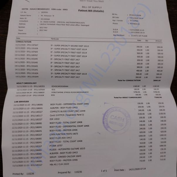 Medical Bill