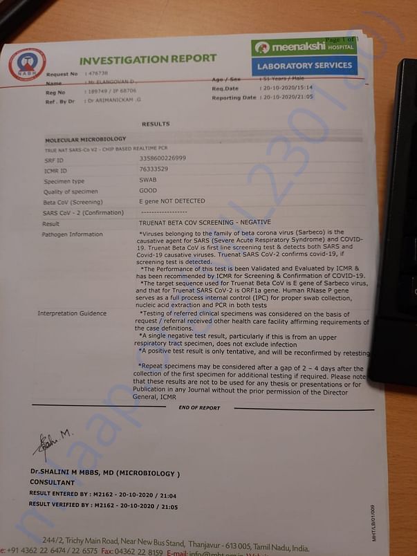 Covid report 1