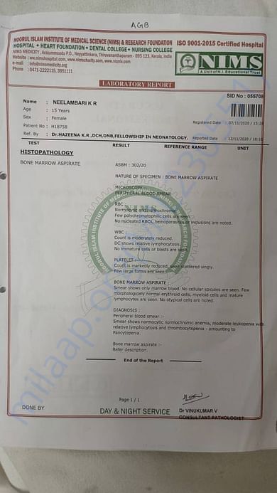 Medical history and documents