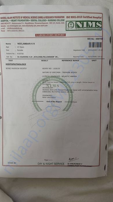Medical history and documents