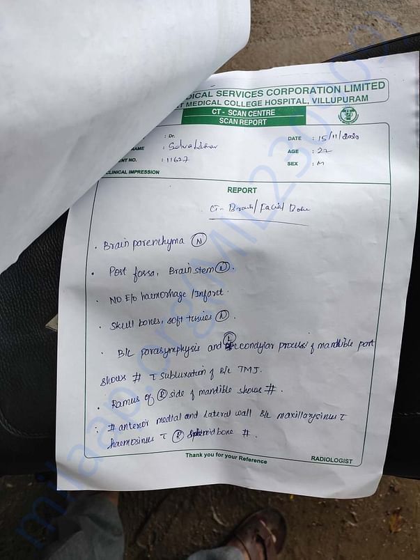 Medical report 1