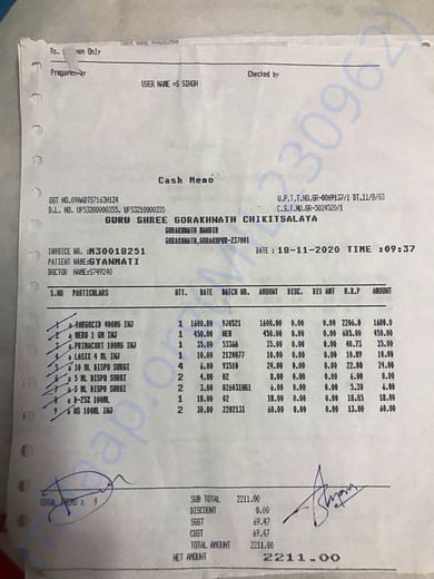 Medical bills