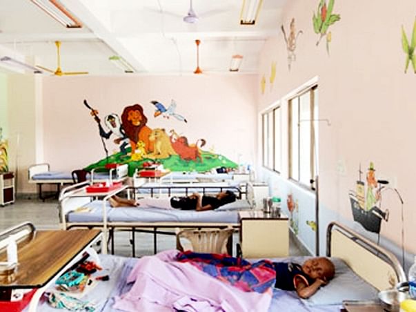 I am running a marathon to help Sri Shankara Cancer Research Hospital To Build A Pediatric Center