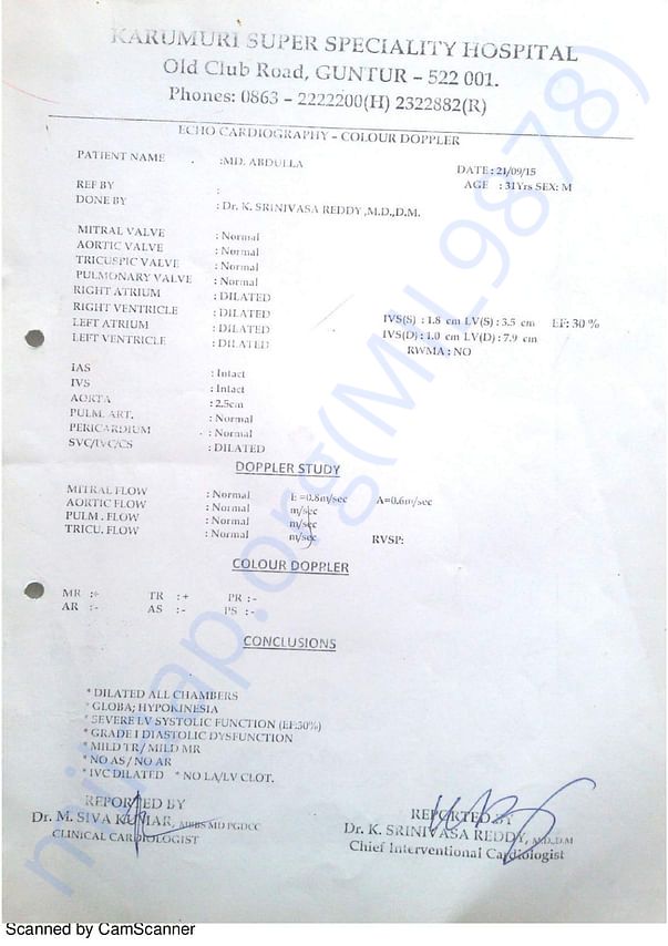 2. Karumuri Hospital Report
