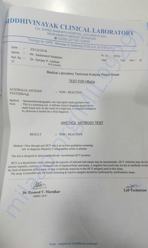HBsAG test