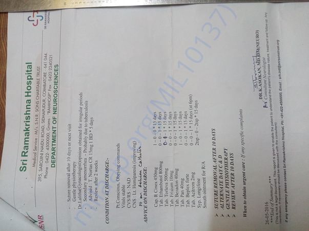 Doctor's summary page 3