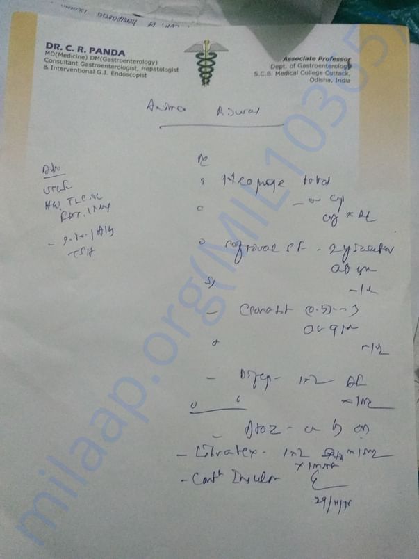 Gastroenterology Dr prescription 1