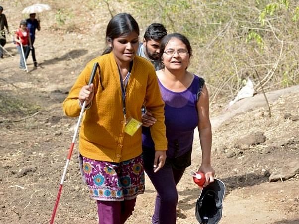 Help Me Take Visually Impaired for a trek