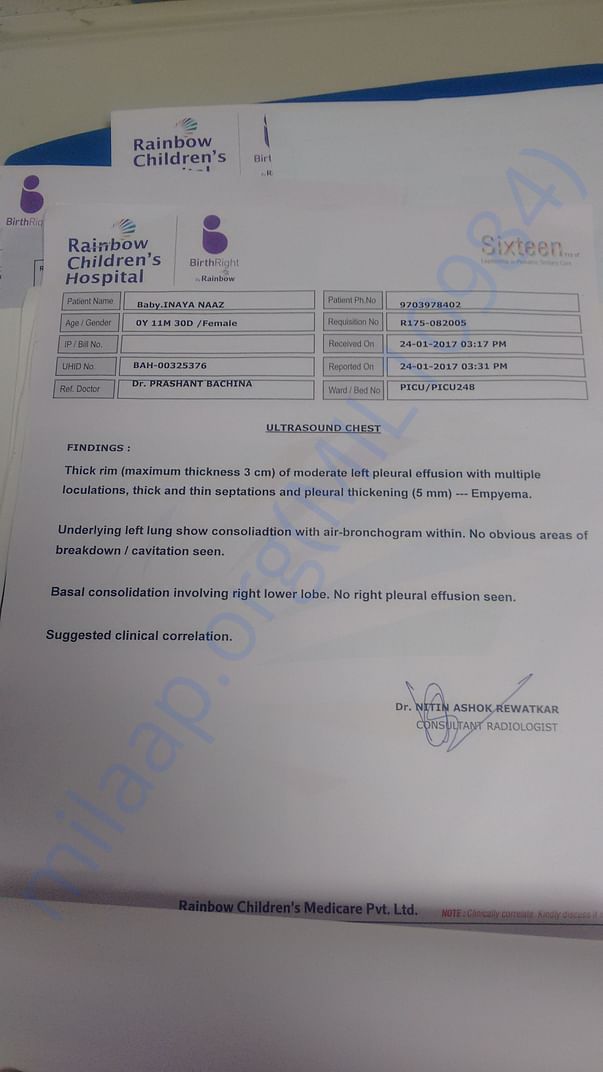 XRay Report Summary