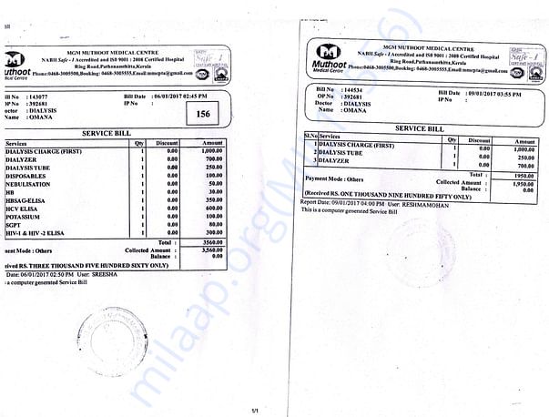 Dialysis Bill
