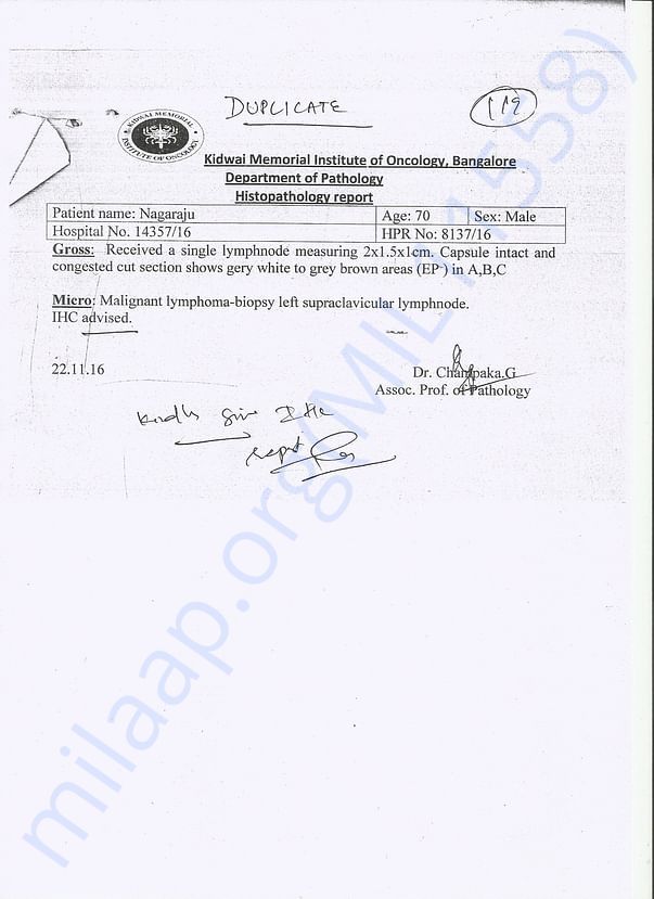 Biopsy report