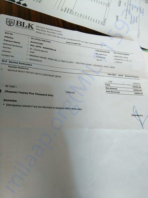 medical expenses in delhi