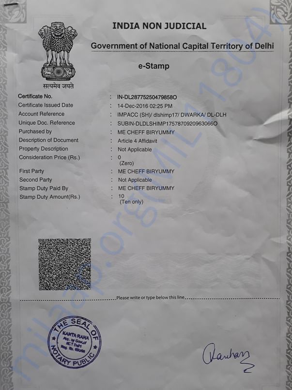 Authenticated by Govt of National Capital Territory of Delhi