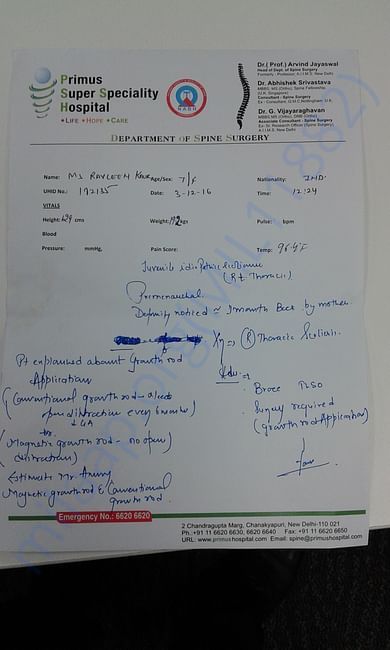 Doctors prescription