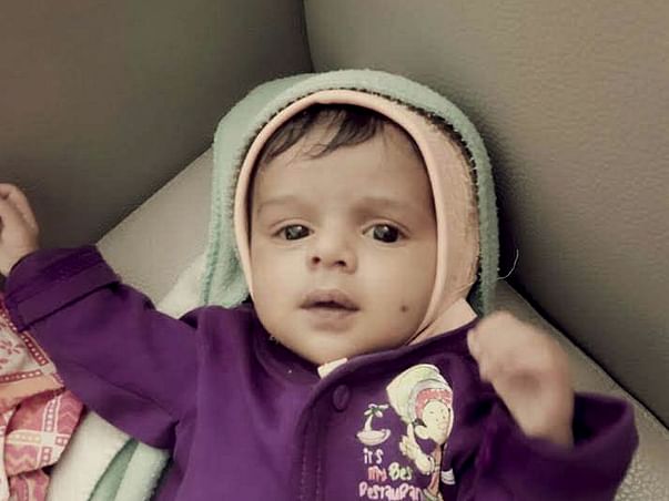This 60-day-old baby needs an urgent surgery in the next 48 hours.