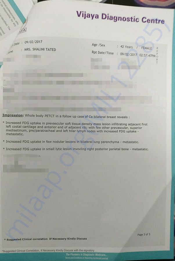PET SCAN REPORT