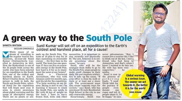 coverage in Deccan chronicle
