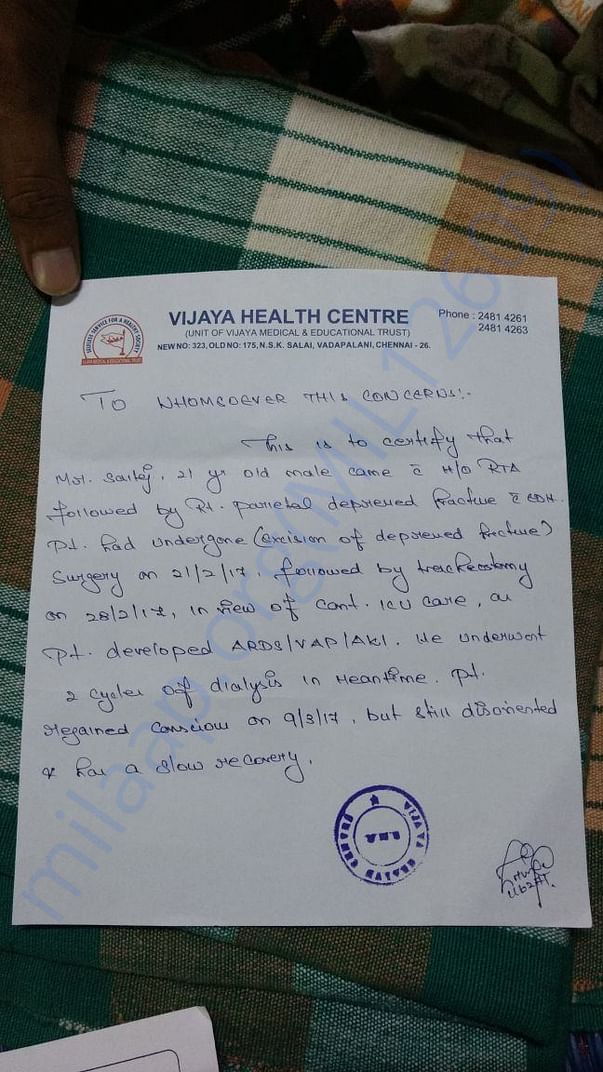 Medical Certificate.