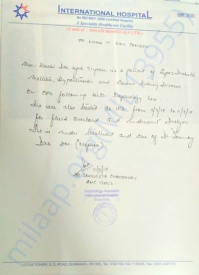 Medical Certificate