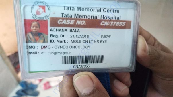 Tata memorial patient Id card