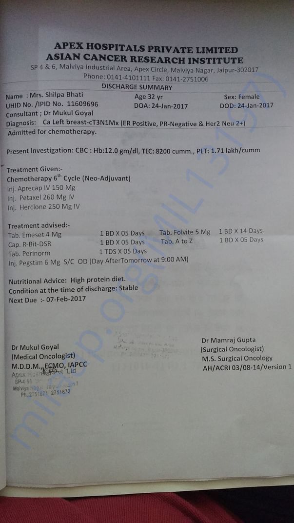 Apex Hospital Clinical Notes