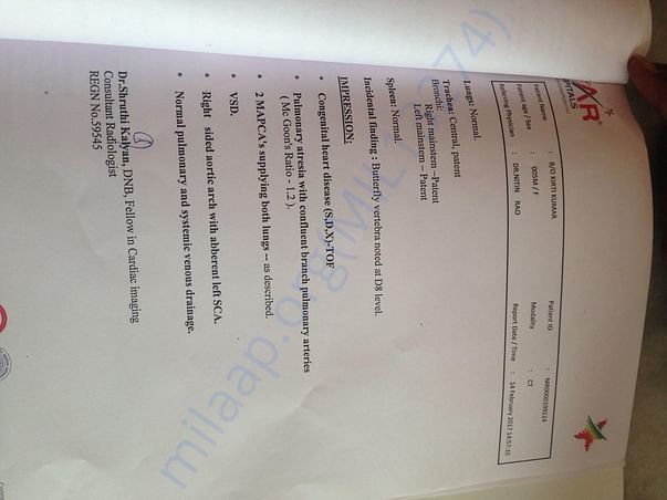 Medical report