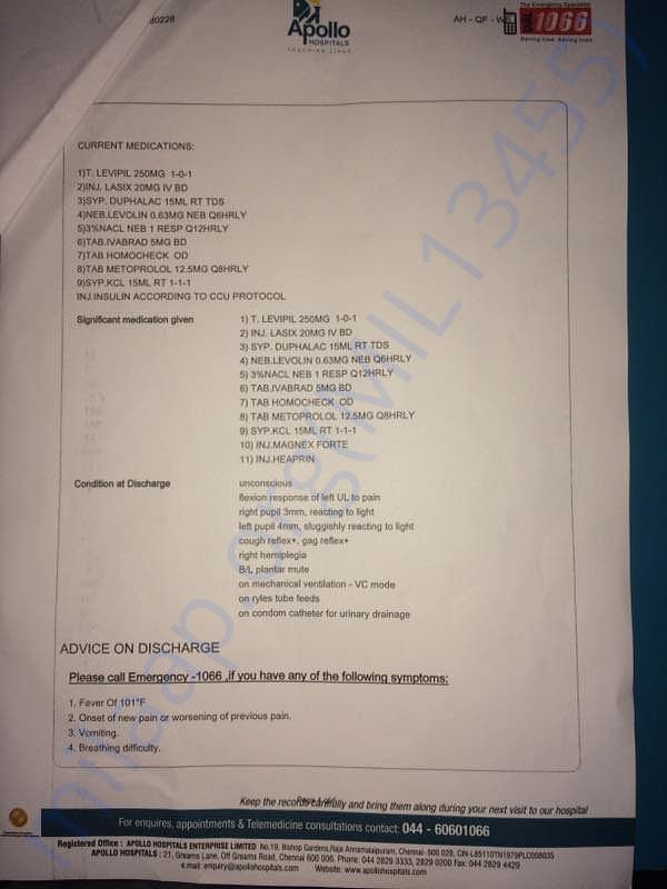discharge advice