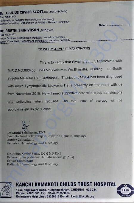 Estimation letter