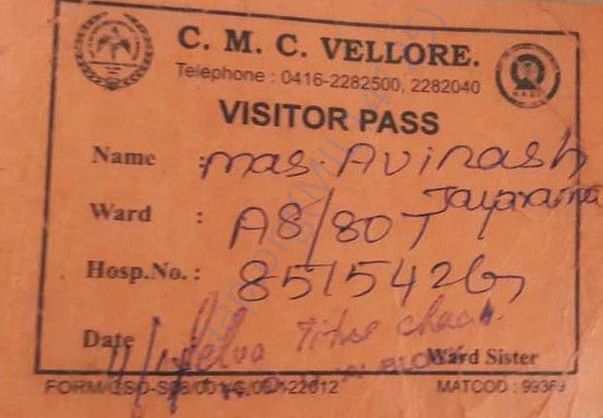 Avinash's Patient ID