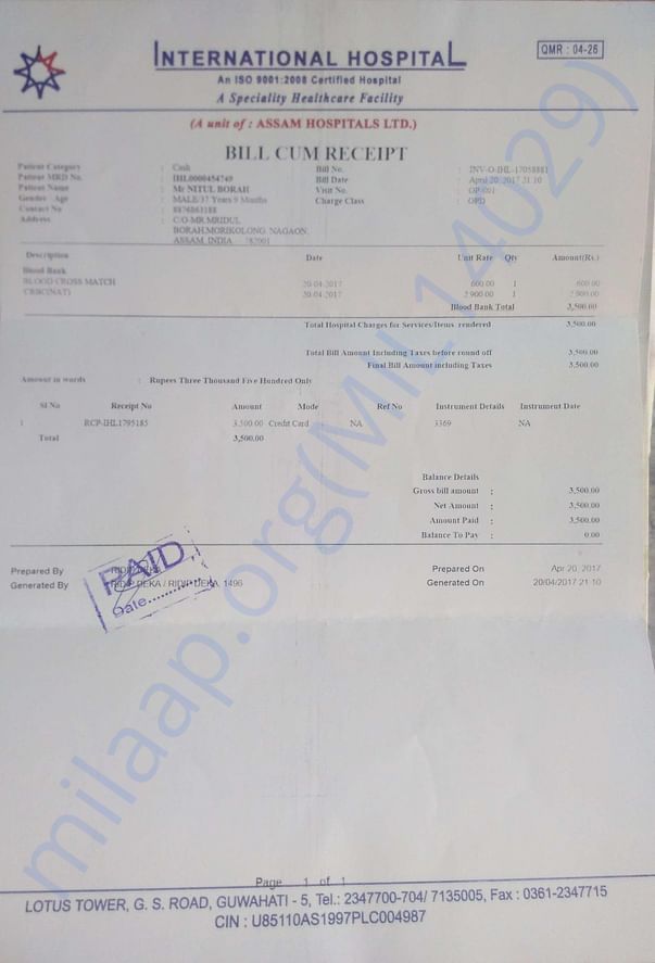 Blood Bills
