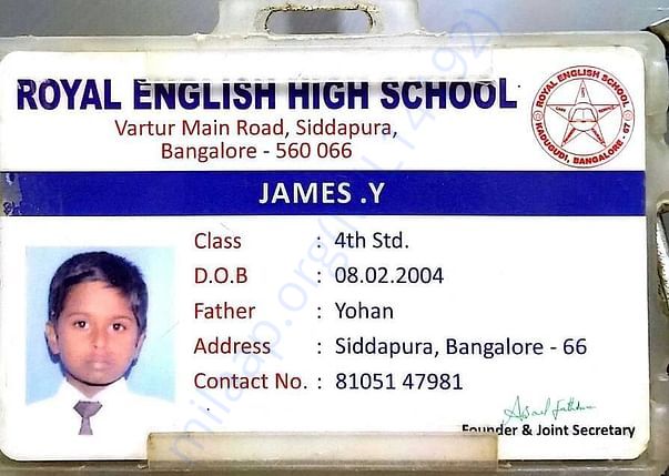 James school ICard