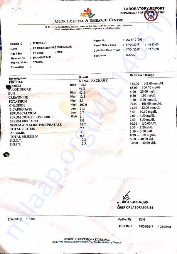 Renal Report