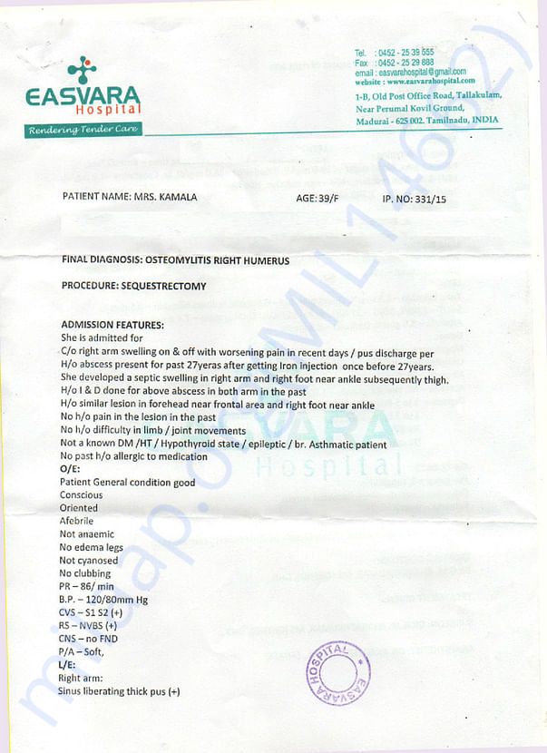 Patient history Pg1