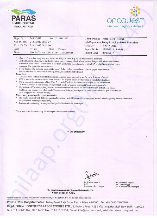 Immunoassay Report Cont...