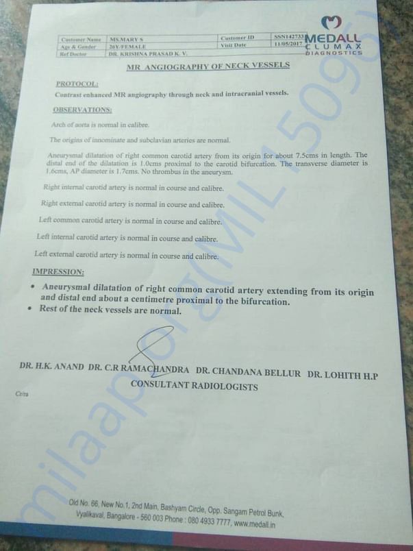 Medical Report