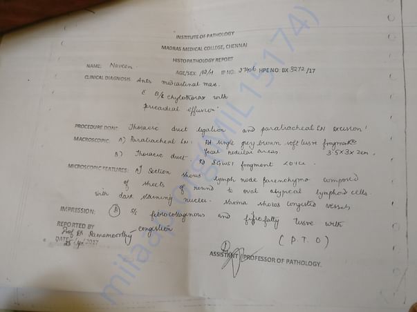 Hospital report