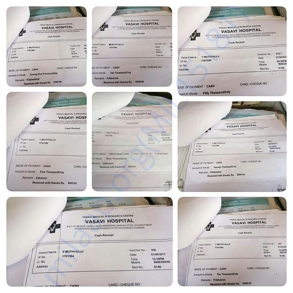 Bills from first accident