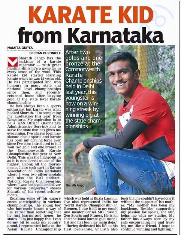 Karate Kid from Karnataka