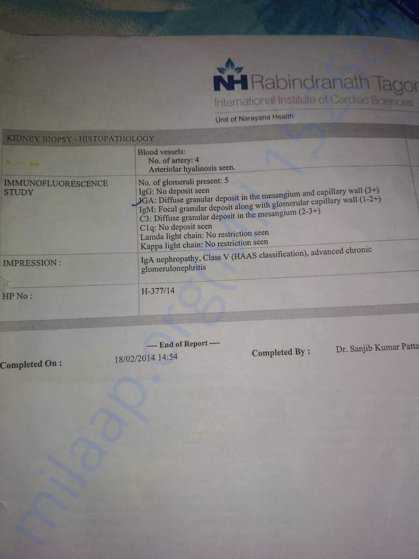 Medical report