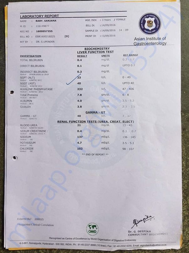 liver function test