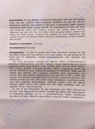 diagnosis document