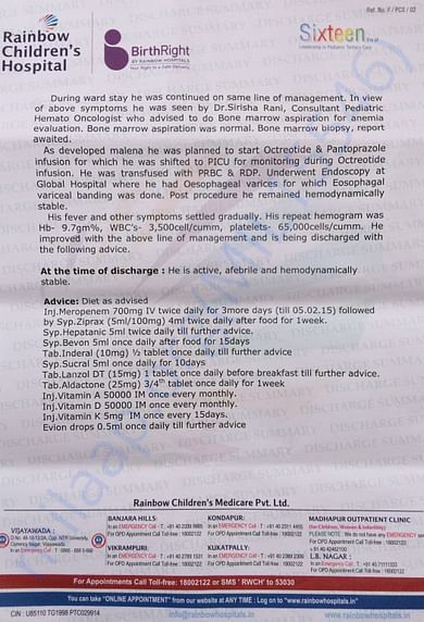 diagnosis document