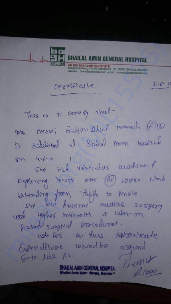 Doctor's letter